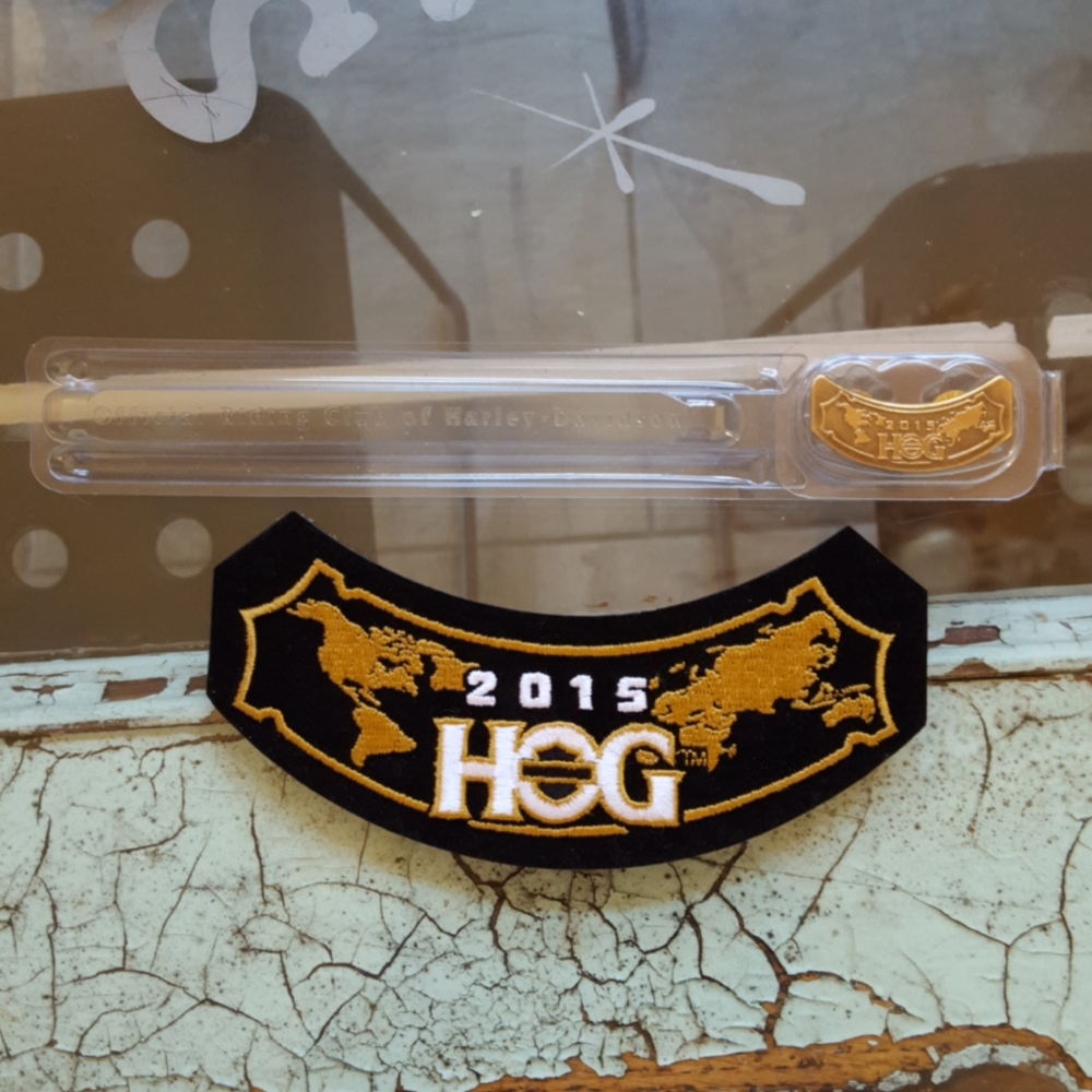 Harley-Davidson HOG 2015 Patch and Pin